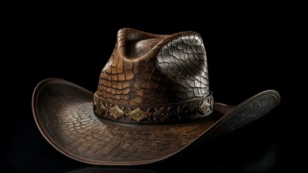 Diamond cowboy hat crease example