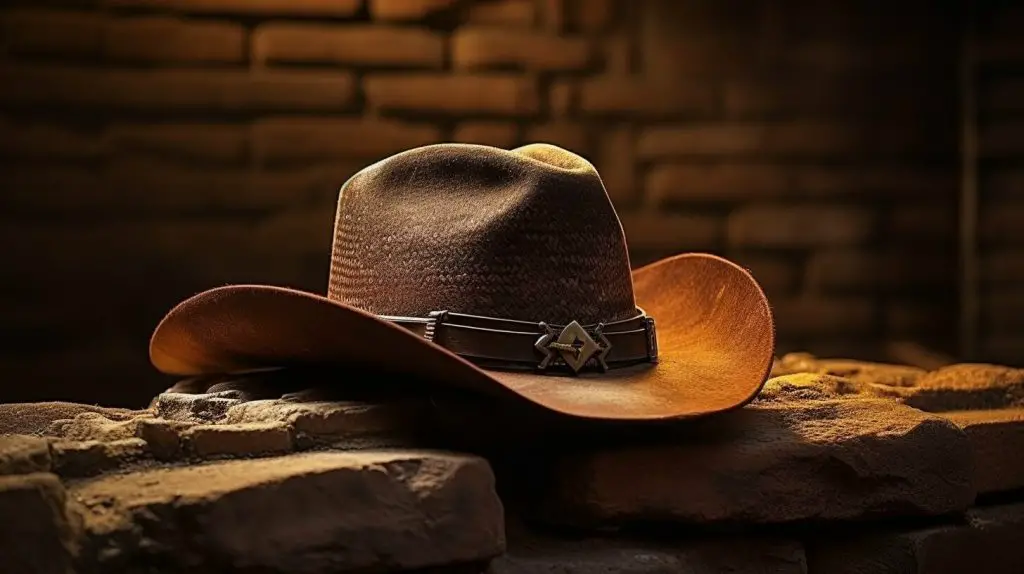brick crown cowboy hat