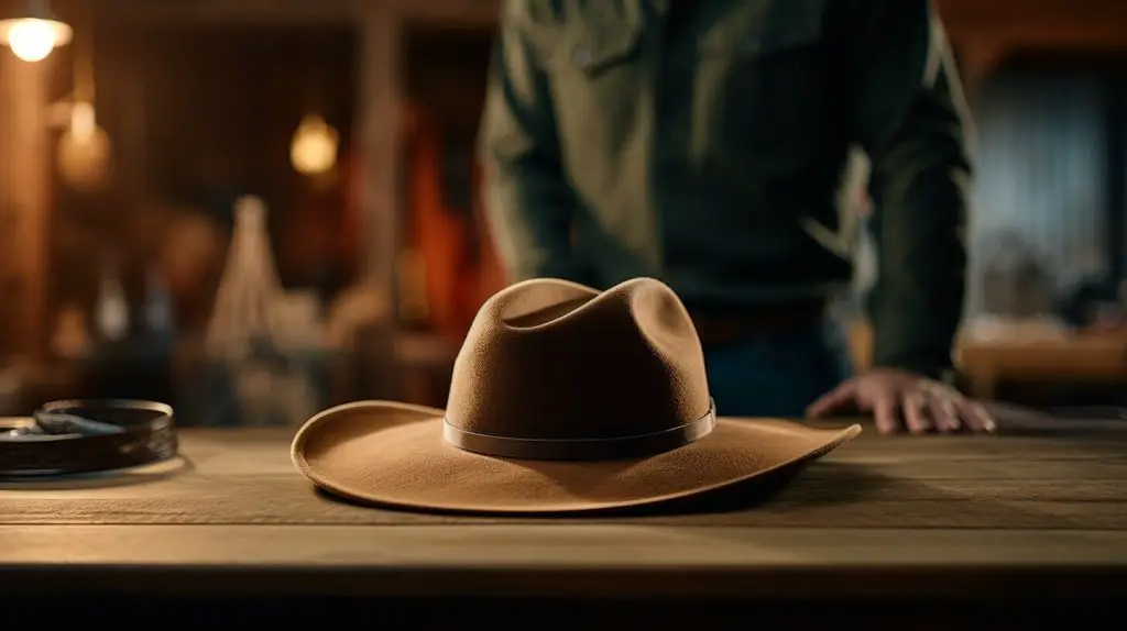 cowboy hat styling