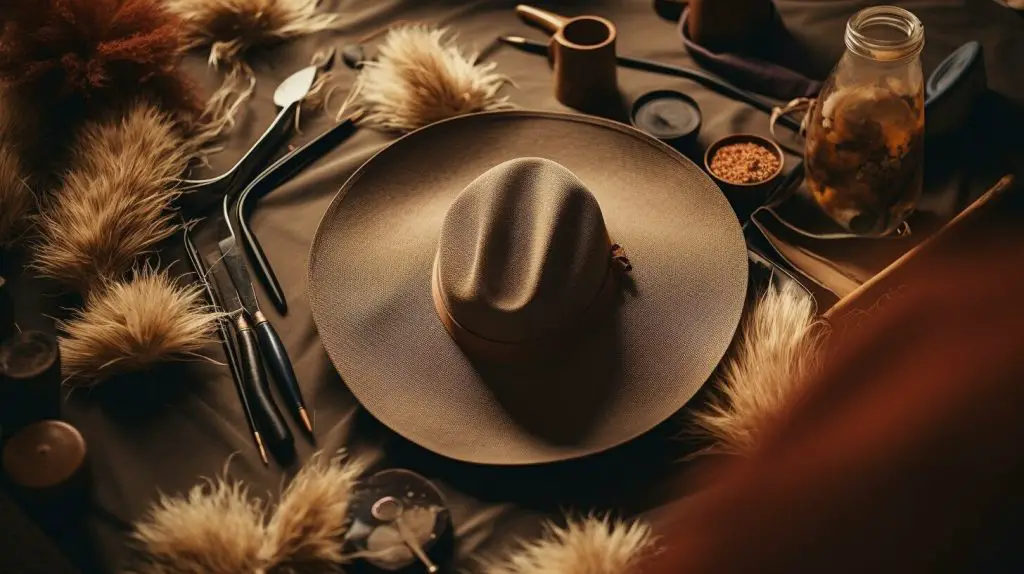 felt cowboy hat maintenance