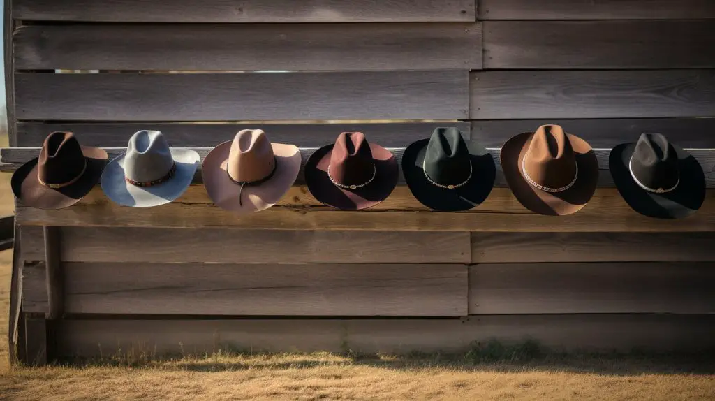 popular cowboy hat shapes