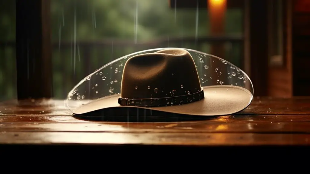 rain cover for felt cowboy hats