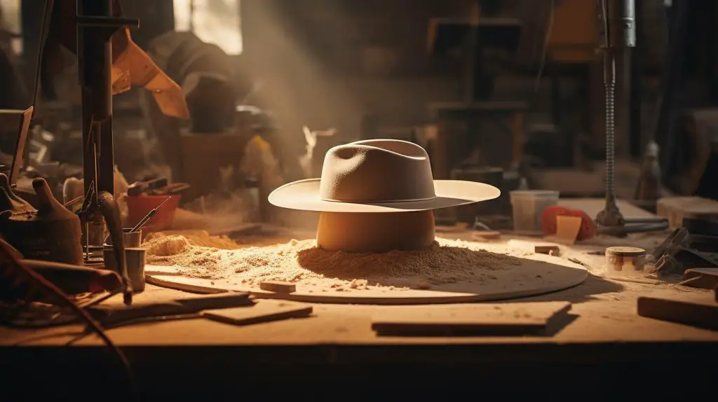 utilizing hat blocks or forms to reshape cowboy hats